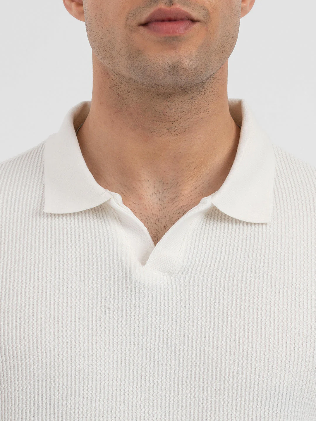 Polo T Shirts for Men in White - Image 4