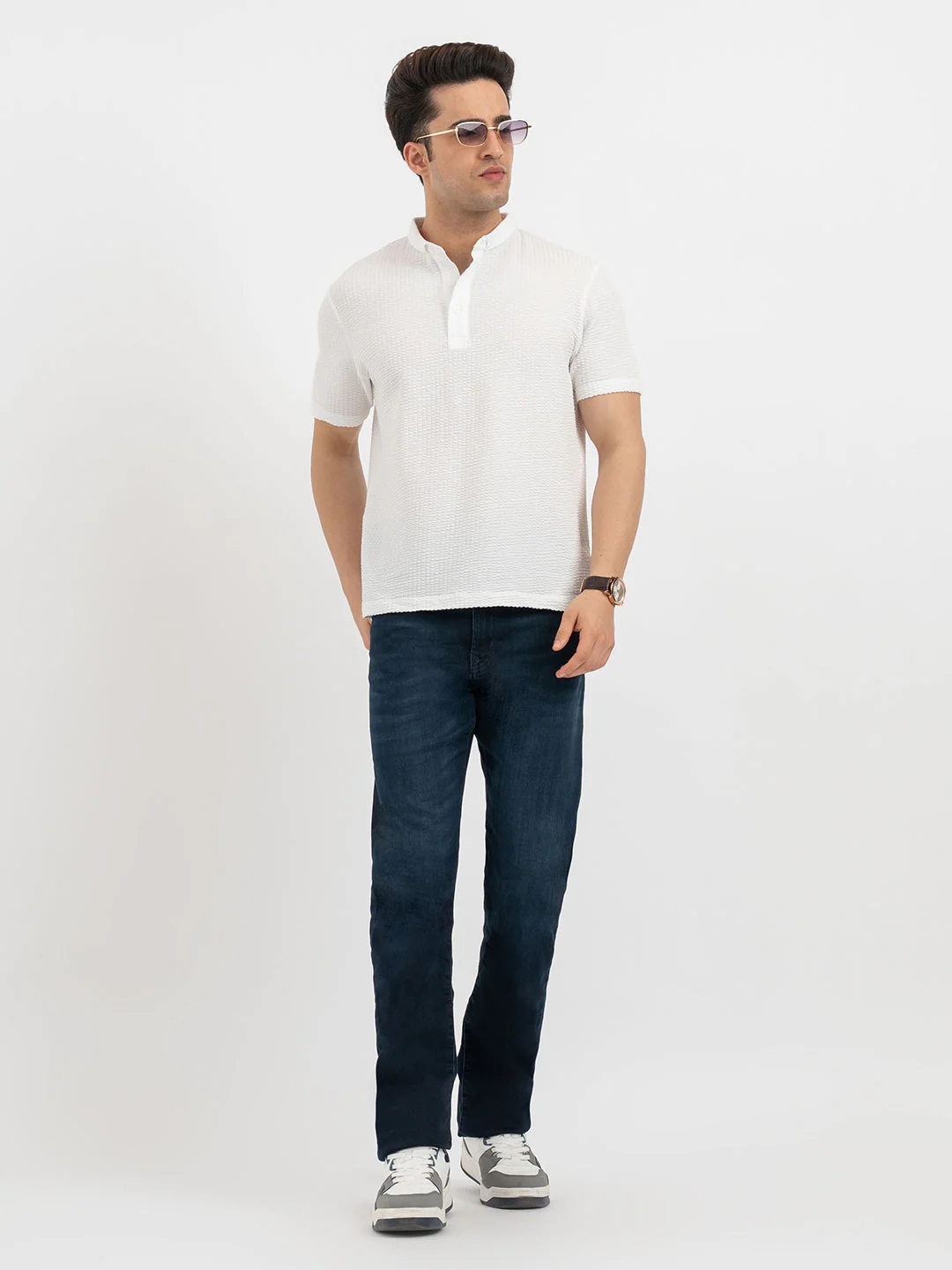 Polo T Shirts for Men in White - Image 5