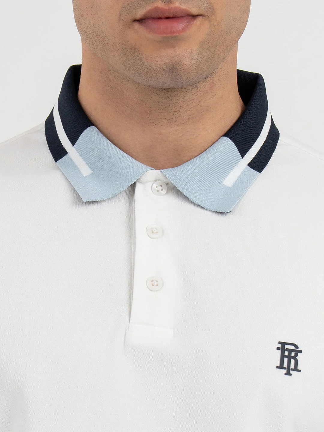 Polo T Shirts for Men in White - Image 4