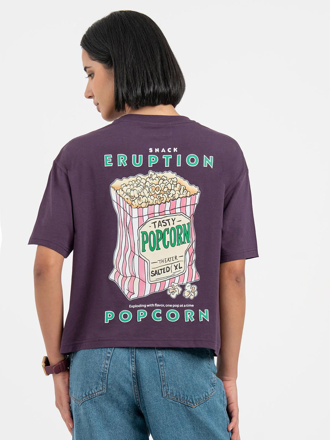 Purple T-Shirt for Women - Image 3