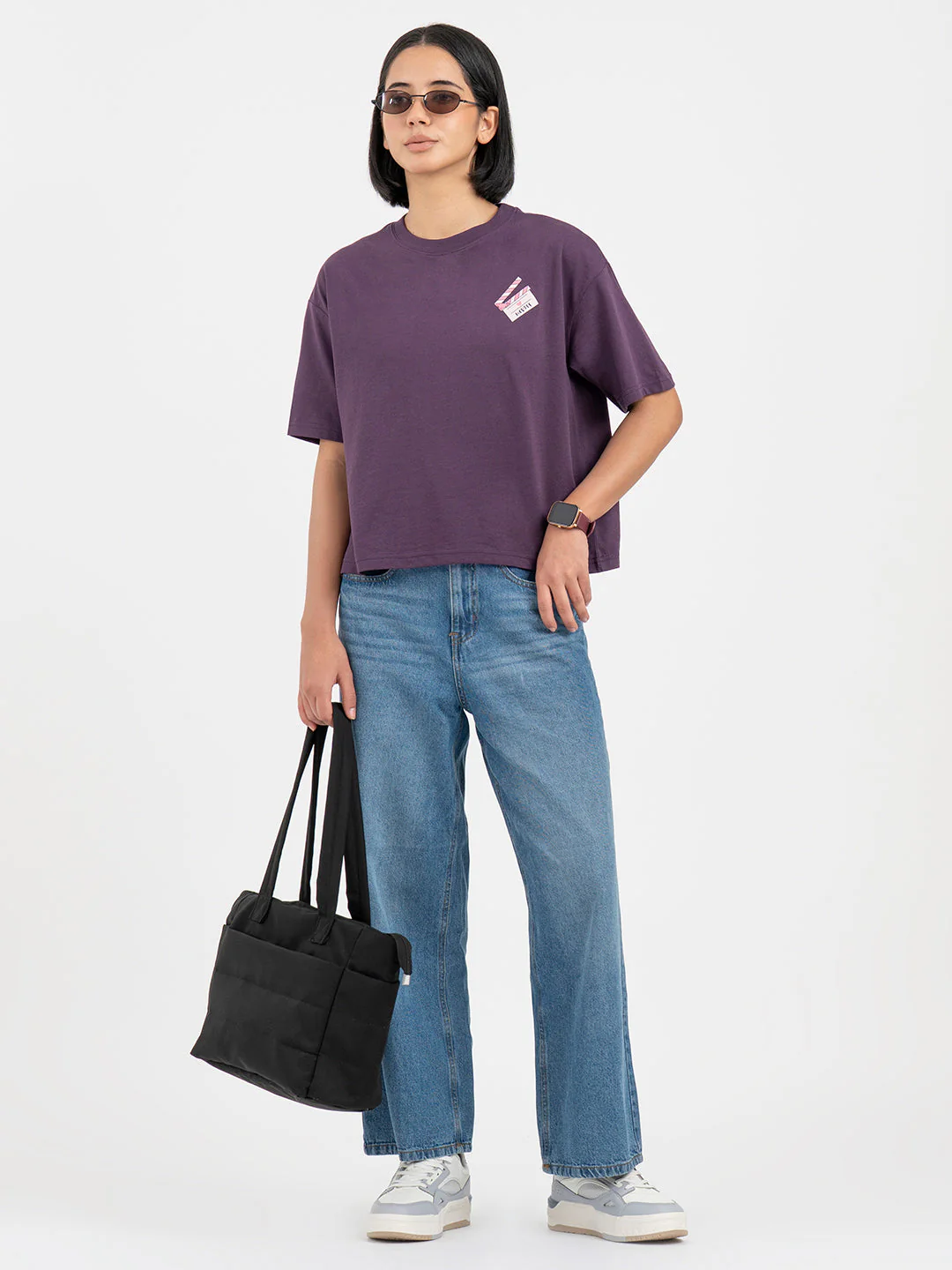 Purple T-Shirt for Women - Image 5