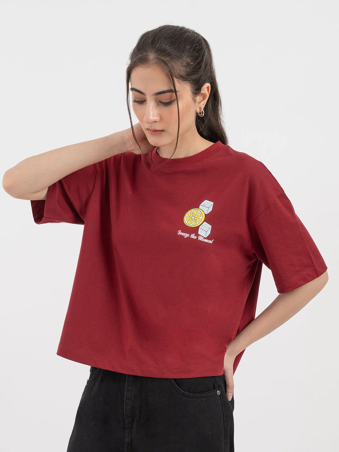 Red T-Shirt for Women - Image 2