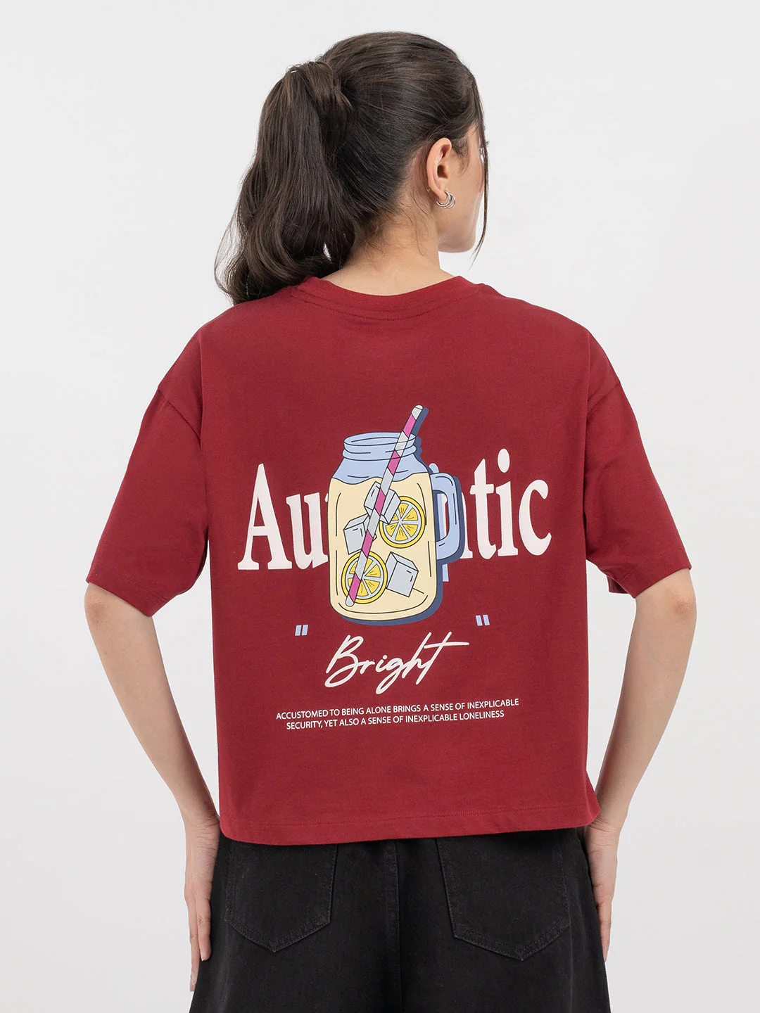 Red T-Shirt for Women - Image 3