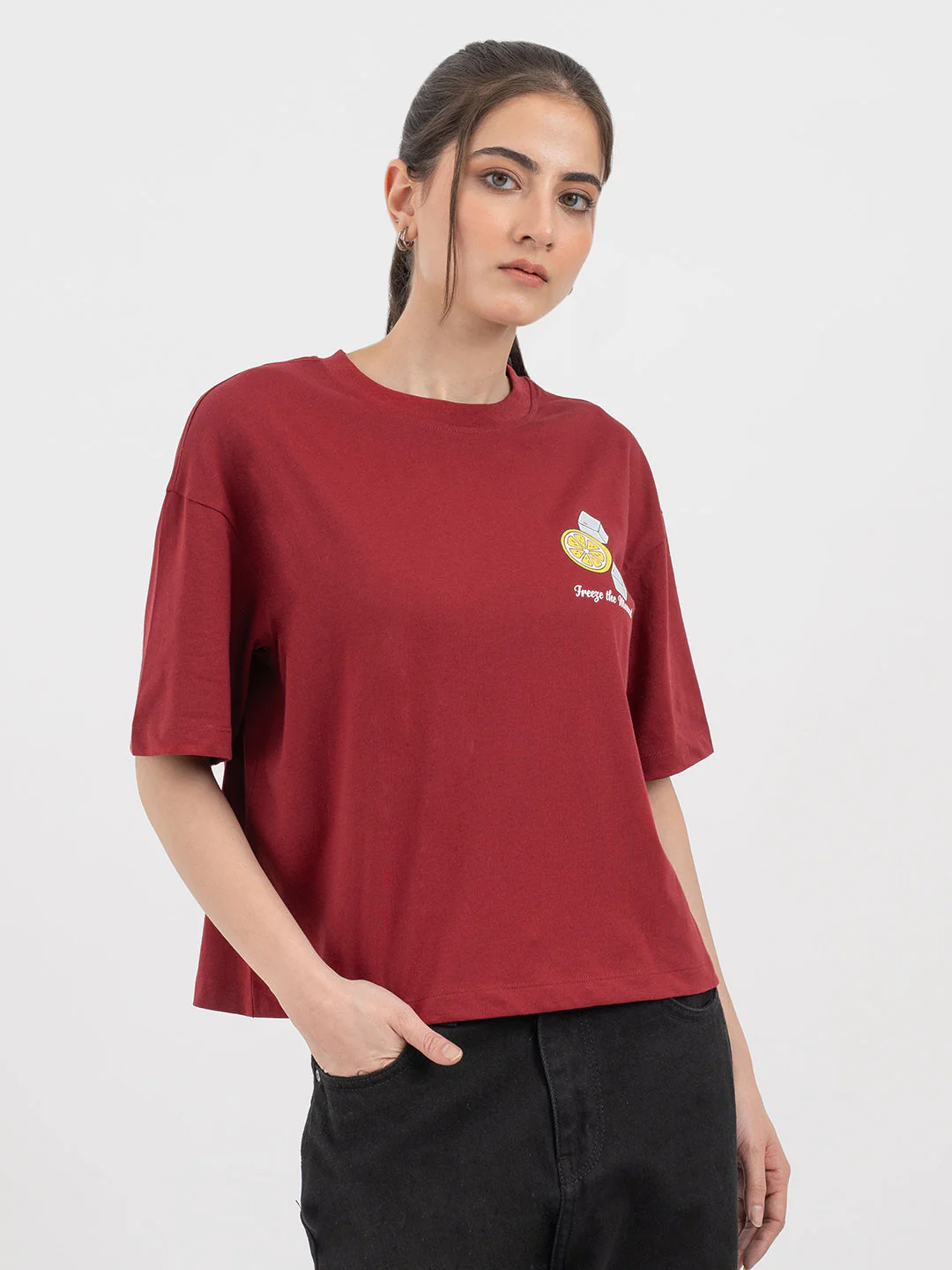 Red T-Shirt for Women - Image 6