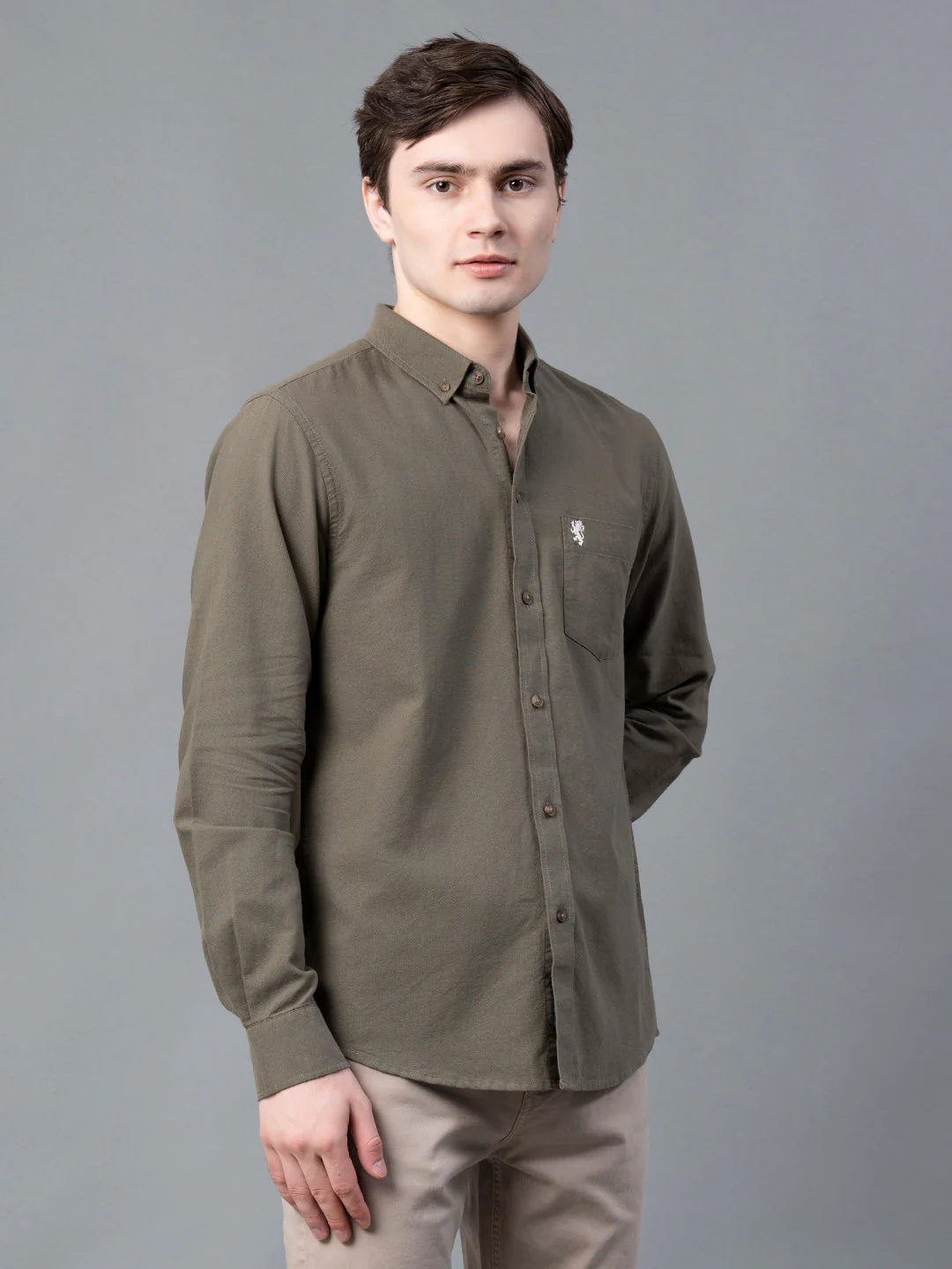 Regular Fit Cotton Shirt for Men - Image 2