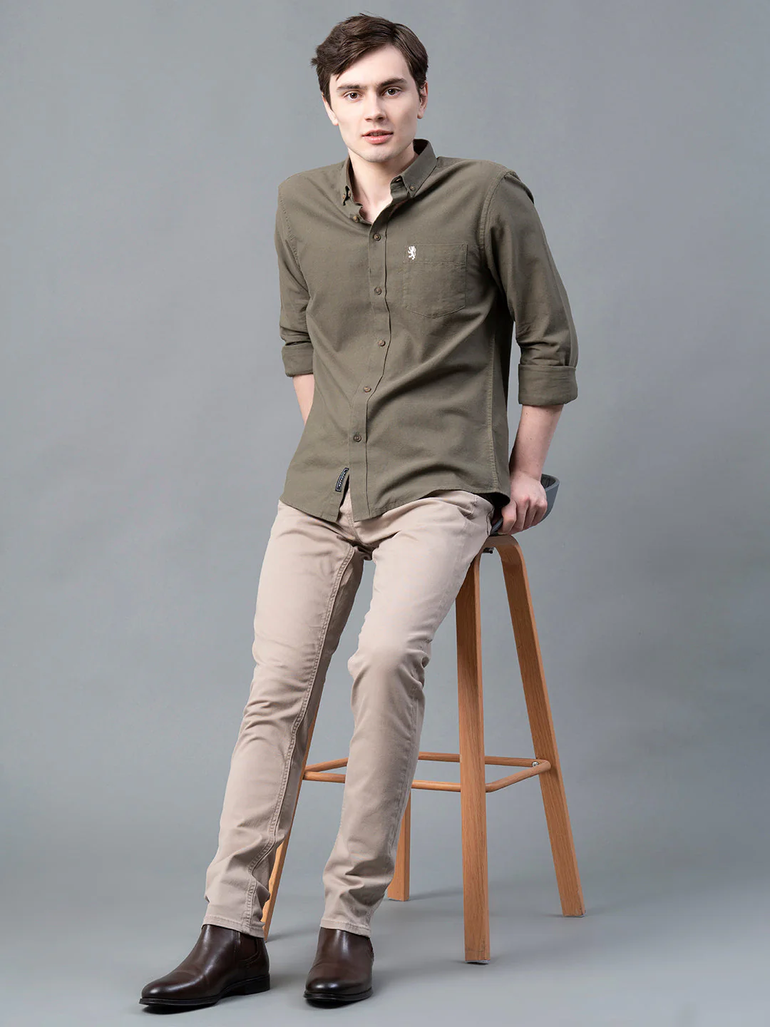 Regular Fit Cotton Shirt for Men - Image 4