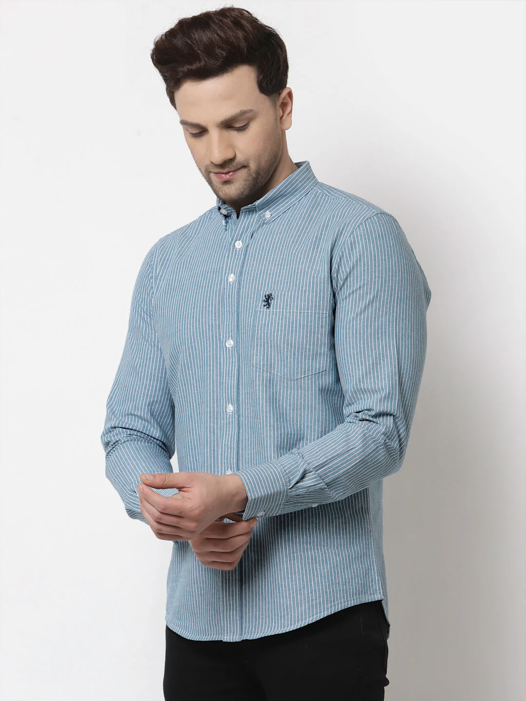 Regular Fit Striped Shirt for Men - Image 2