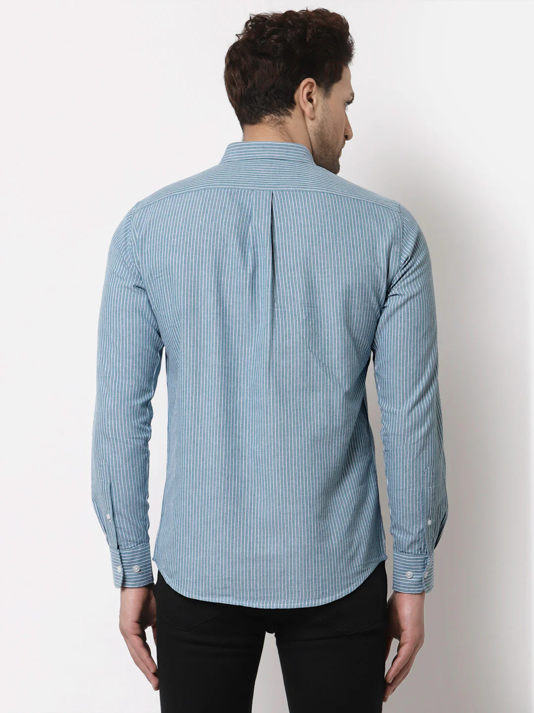 Regular Fit Striped Shirt for Men - Image 3