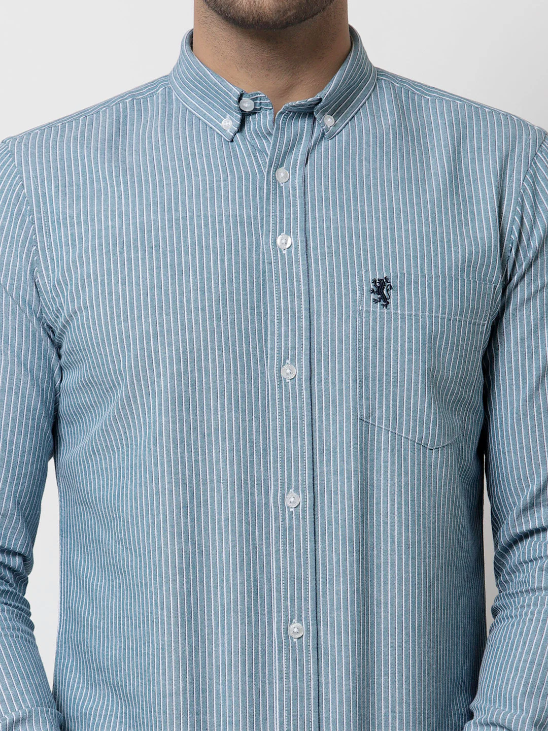 Regular Fit Striped Shirt for Men - Image 4
