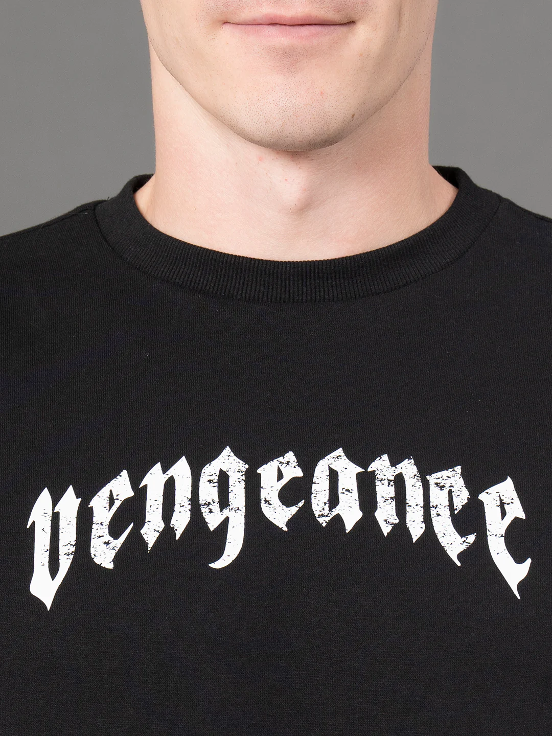 Round Neck Graphic Sweatshirt for Men - Image 4