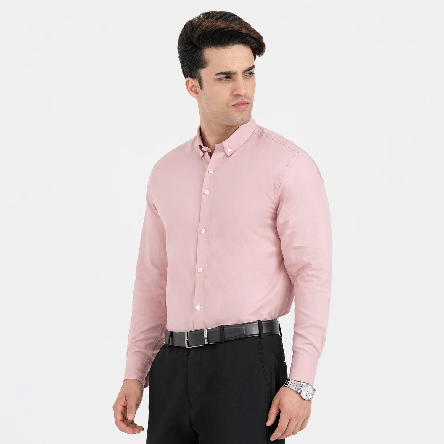Shirts for Men in Dusky Pink | Birdeye Full Sleeve Formal Shirt - Image 2