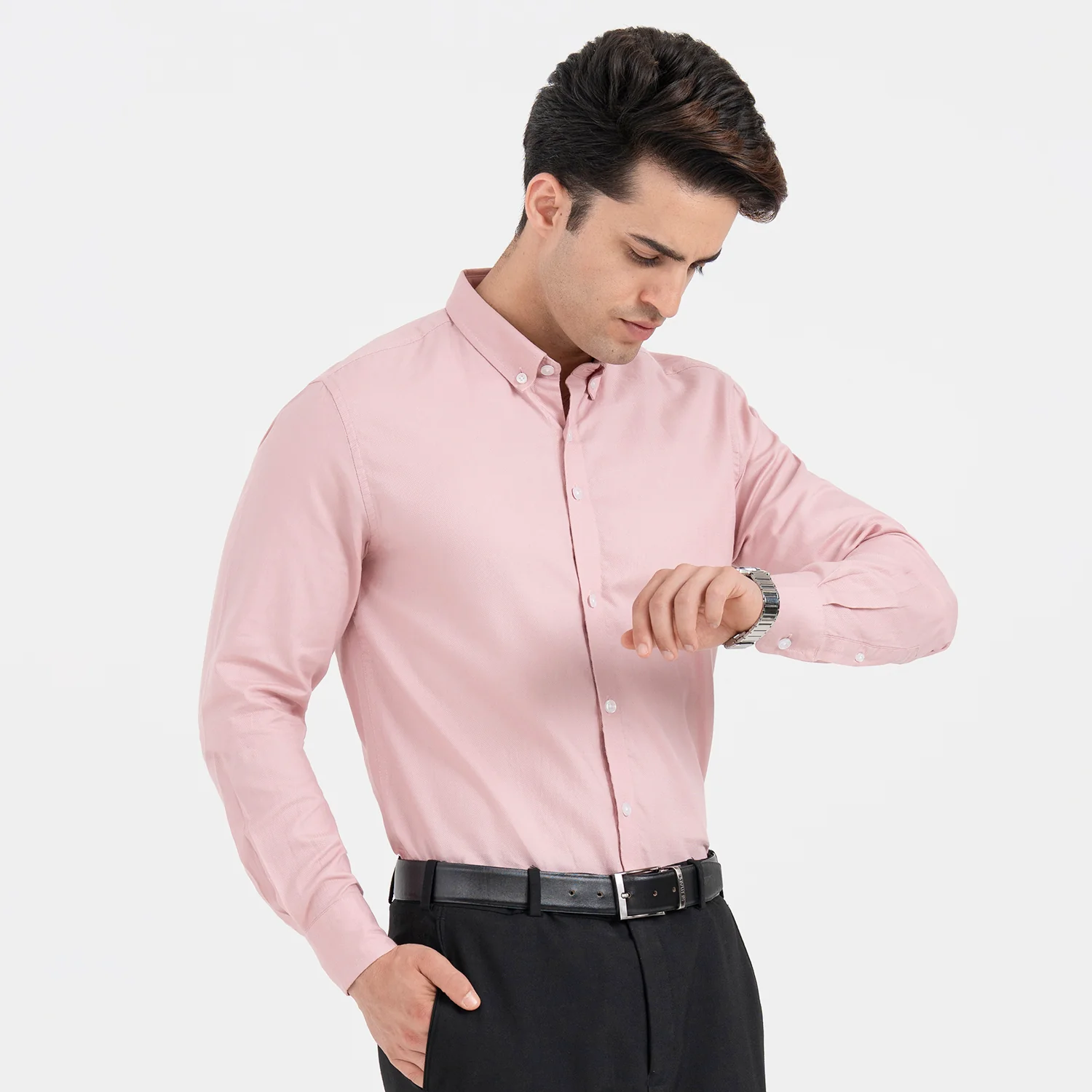 Shirts for Men in Dusky Pink | Birdeye Full Sleeve Formal Shirt - Image 6