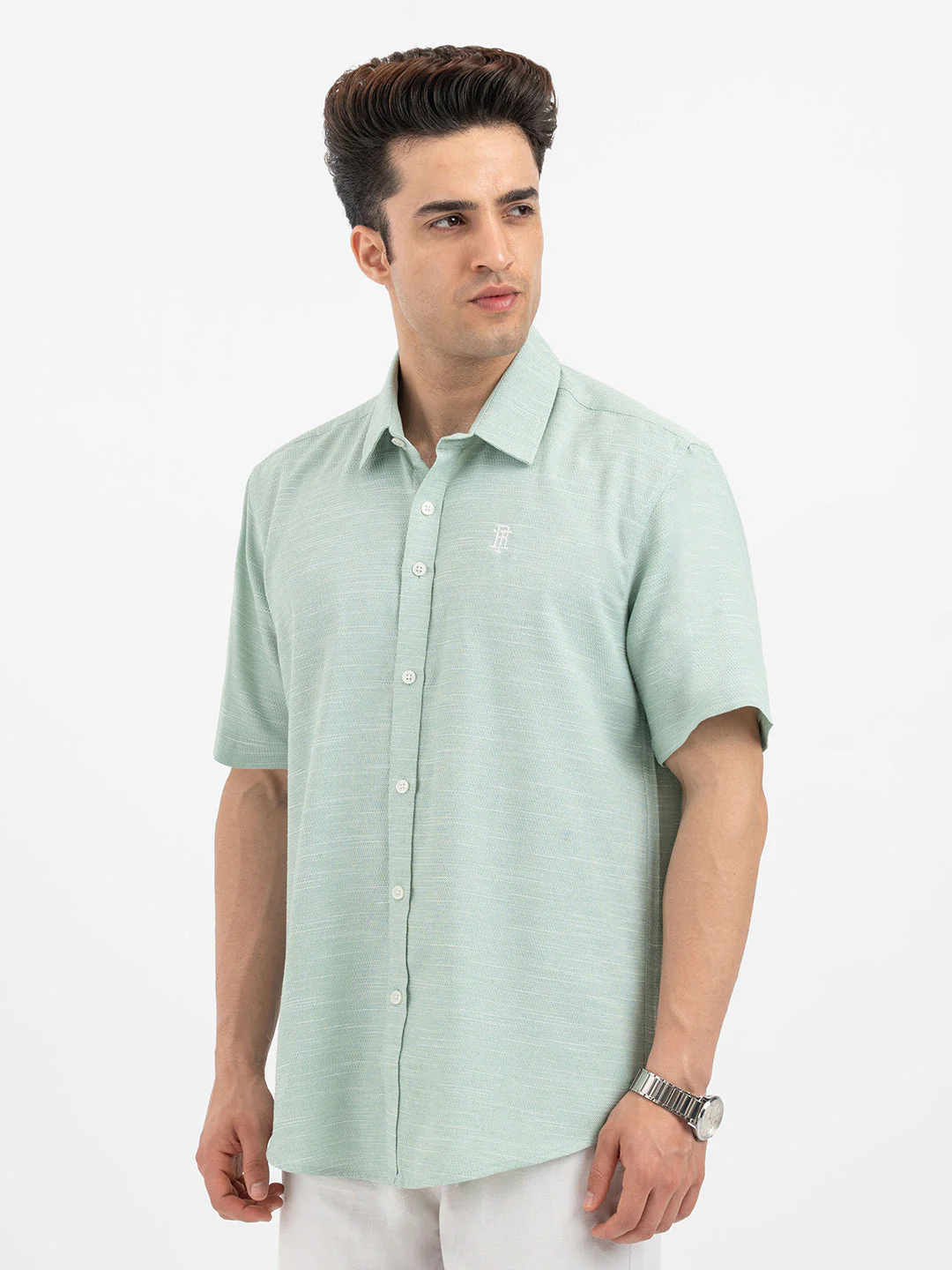 Shirts for Men in Green - Image 2
