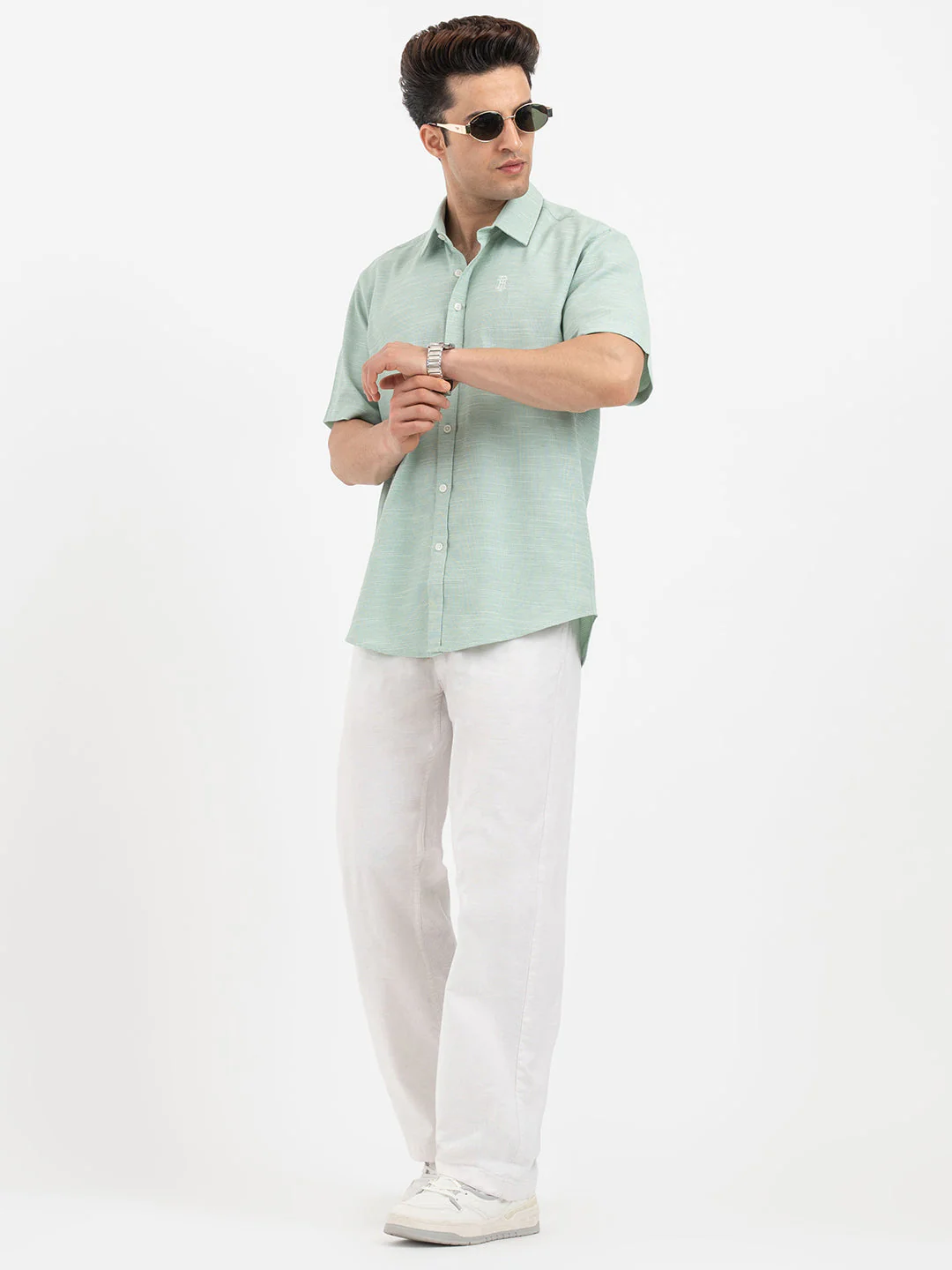 Shirts for Men in Green - Image 5