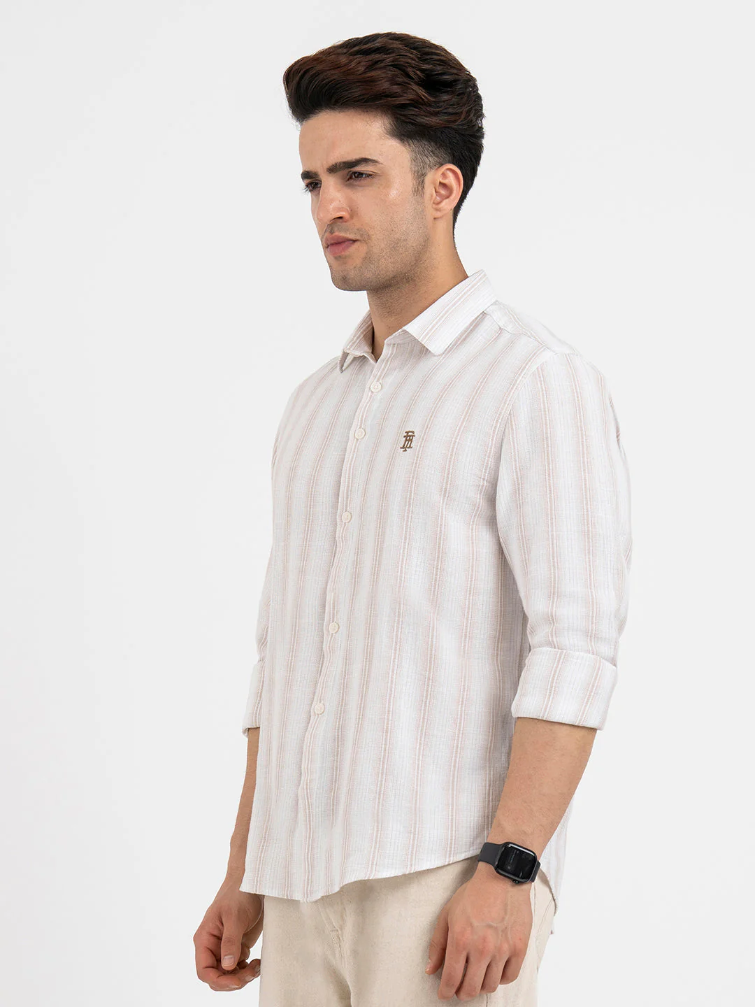 Shirts for Men in Light Brown - Image 2