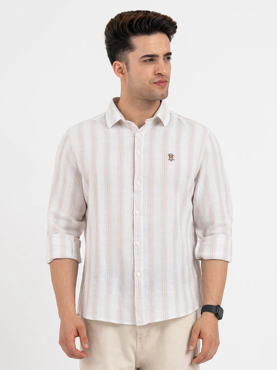 Shirts for Men in Light Brown - Image 7