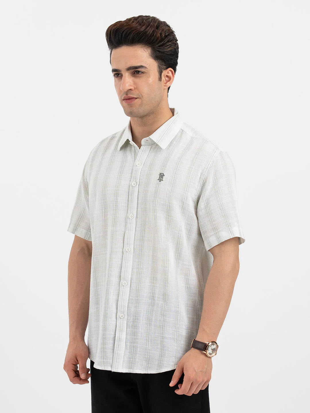 Shirts for Men in Sage - Image 2