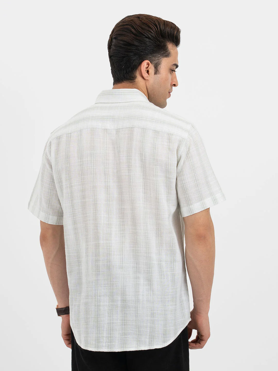 Shirts for Men in Sage - Image 3