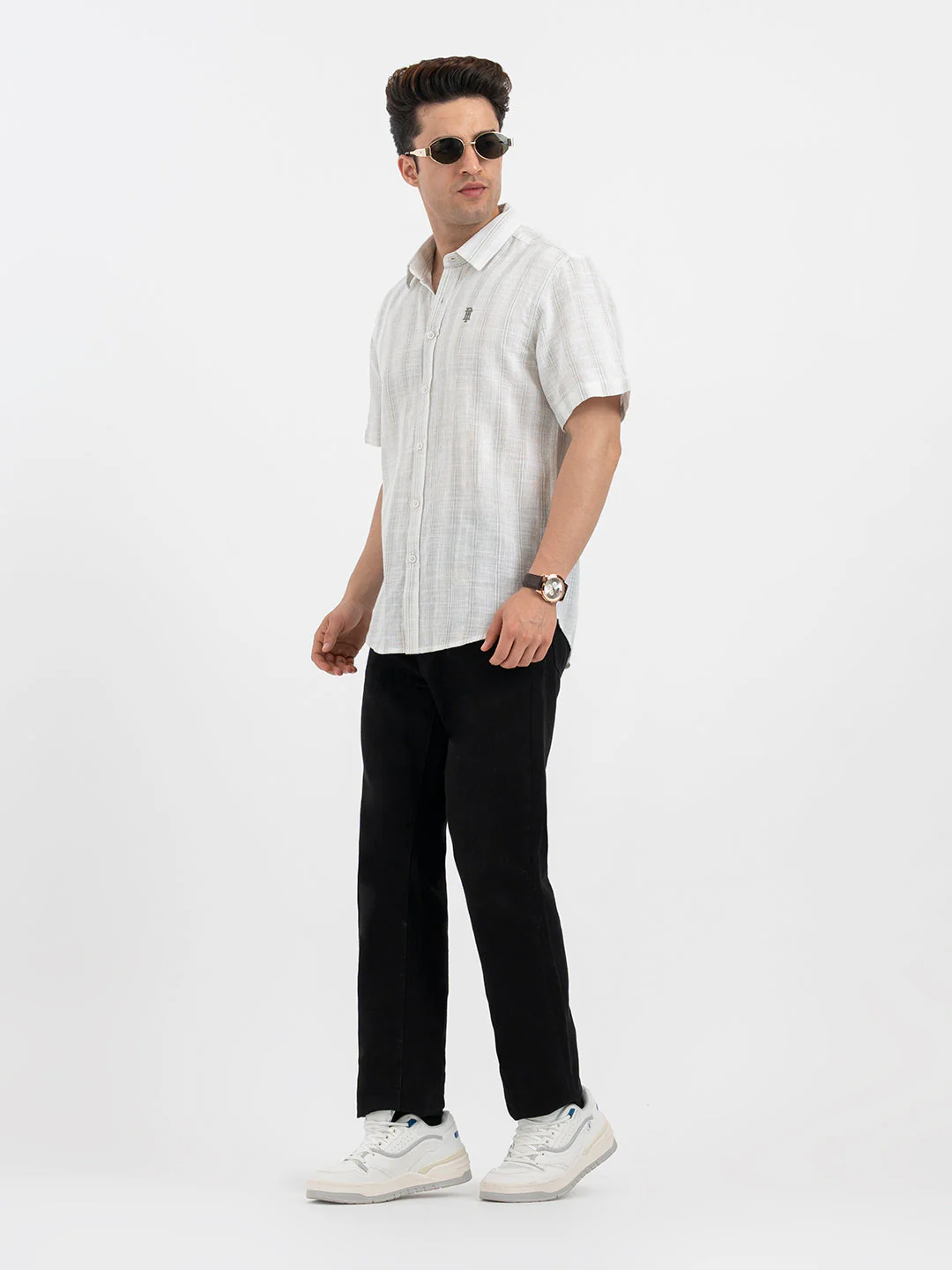 Shirts for Men in Sage - Image 5