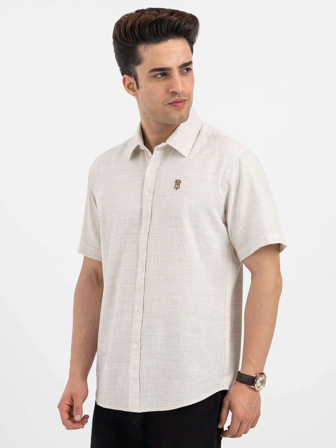 Shirts for Men in Sand - Image 2