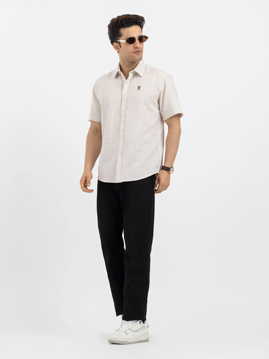 Shirts for Men in Sand - Image 5