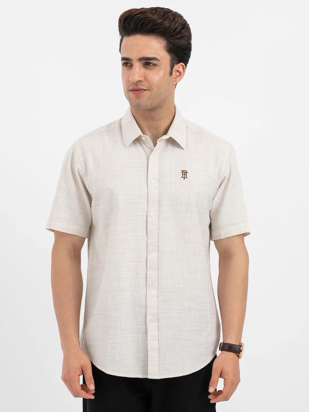 Shirts for Men in Sand - Image 7