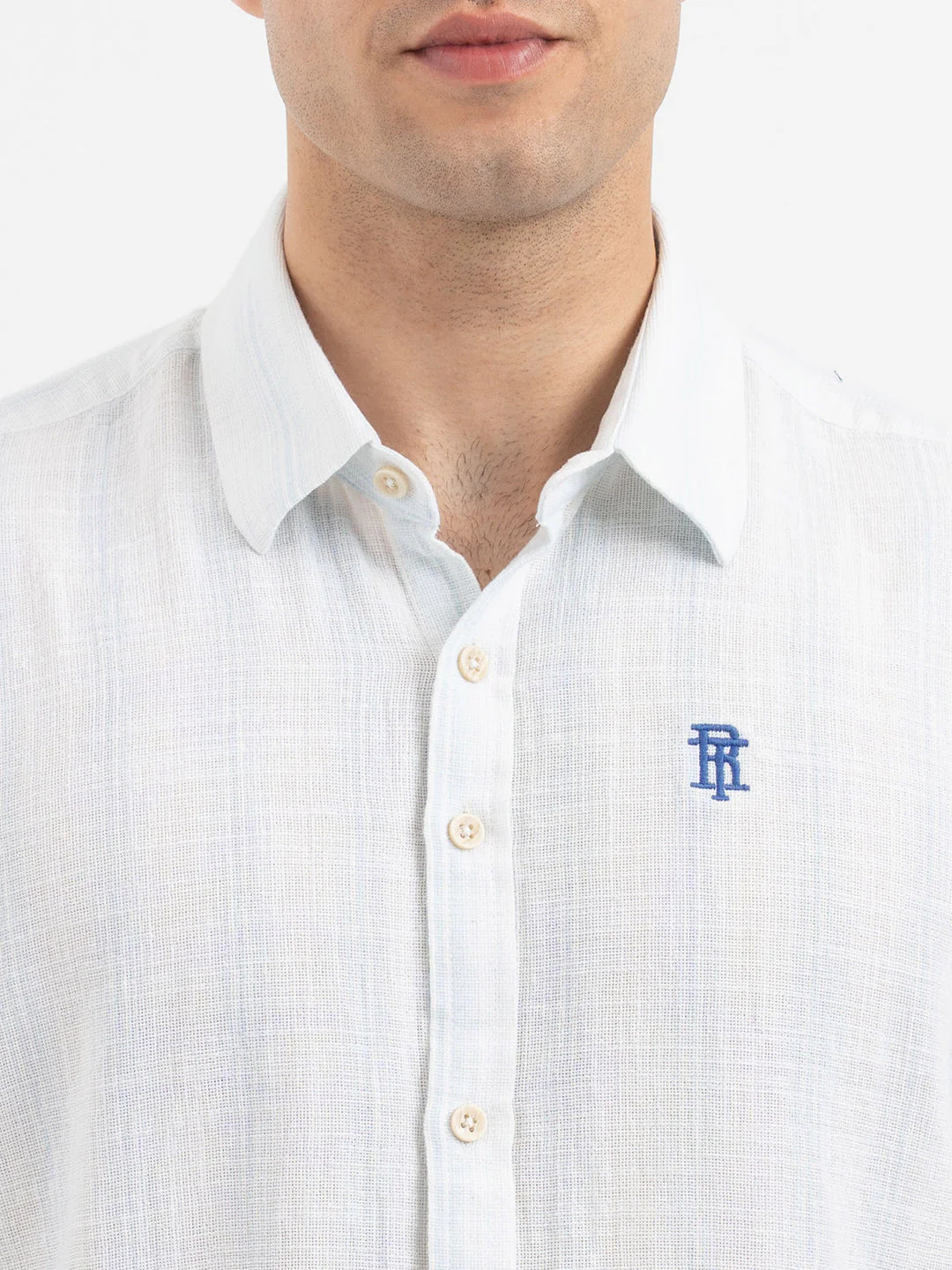 Shirts for Men in Sky Blue - Image 4