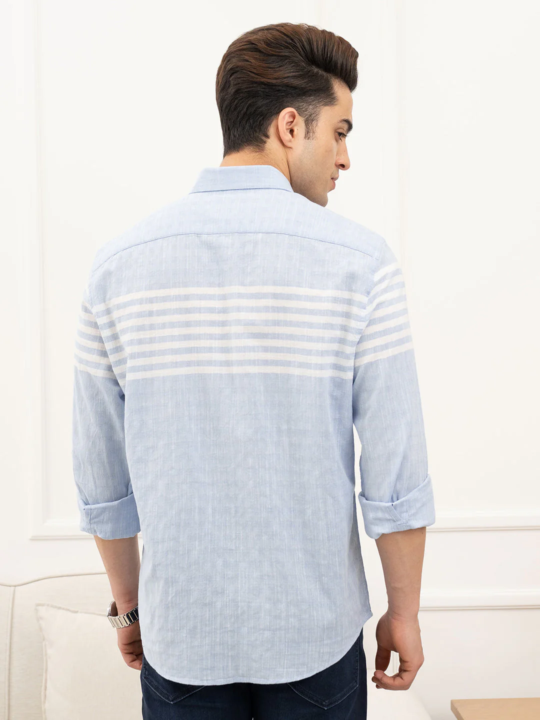 Sky Blue Shirt for Men - Image 4