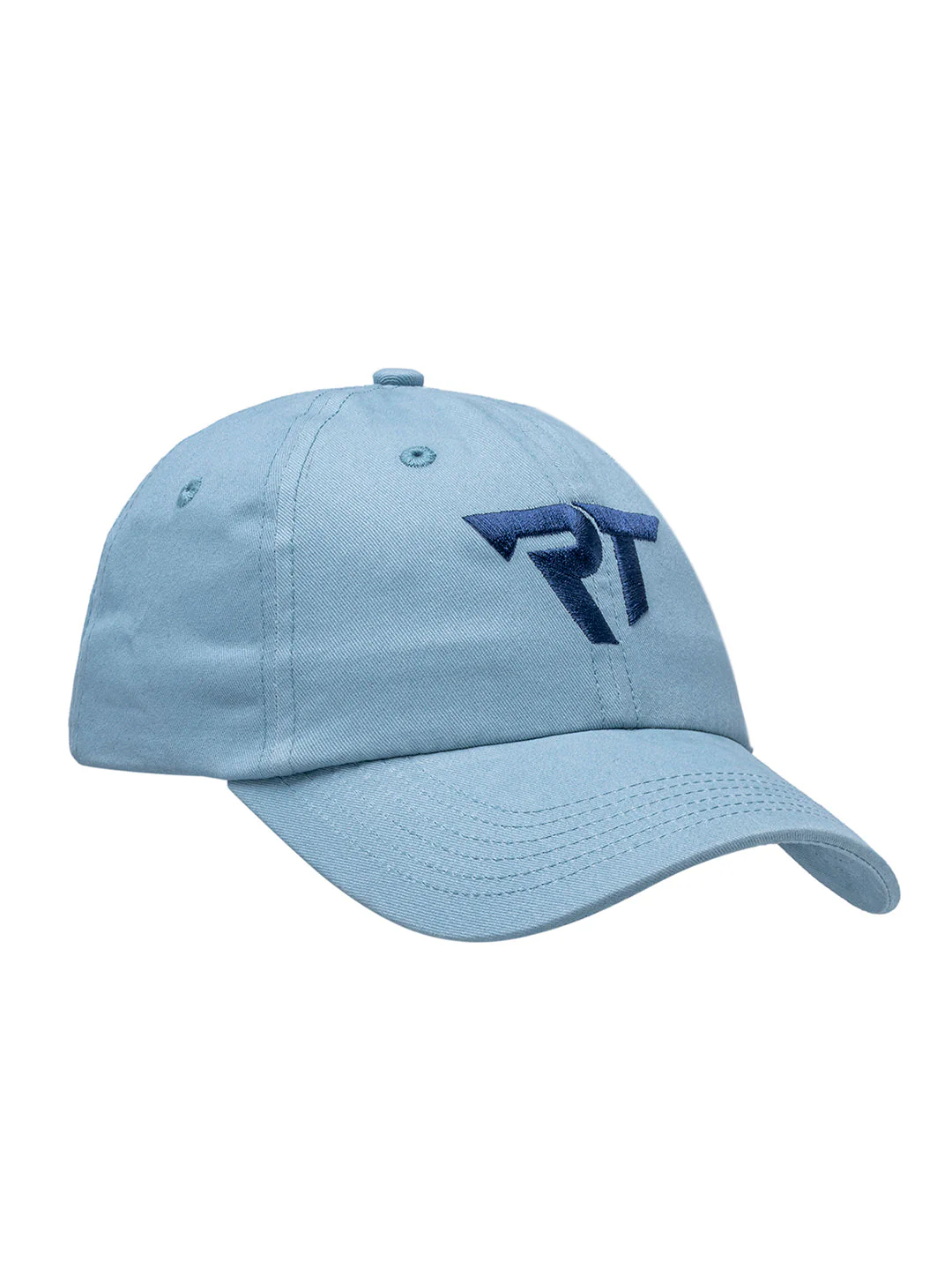 Slate Blue Free Size Solid Unisex Cap | All Sports Cap with Airholes & Adjustable Strap - Image 2