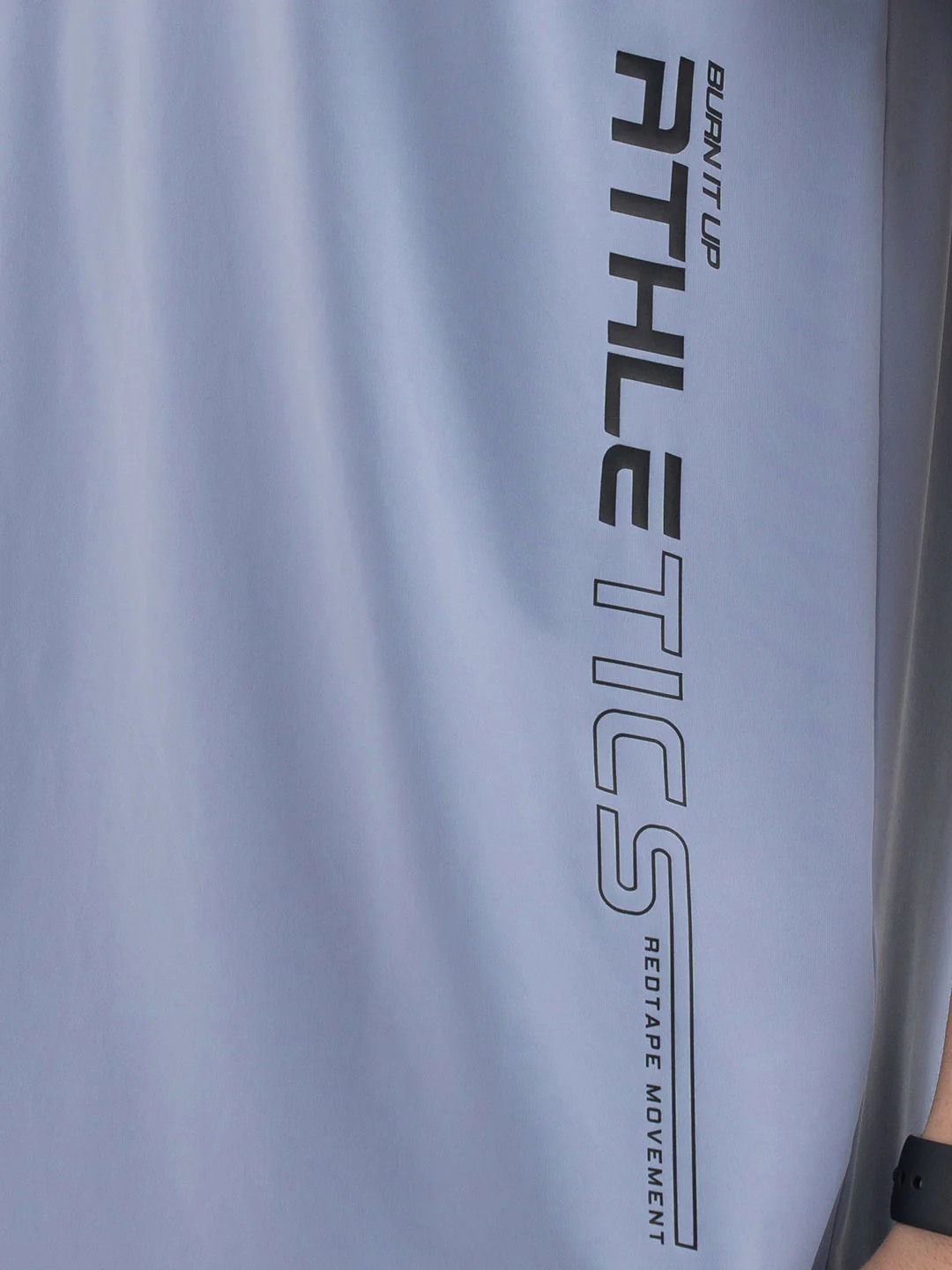 Red Tape Slate Blue T-Shirt for Men | Graphic Activewear - Image 7