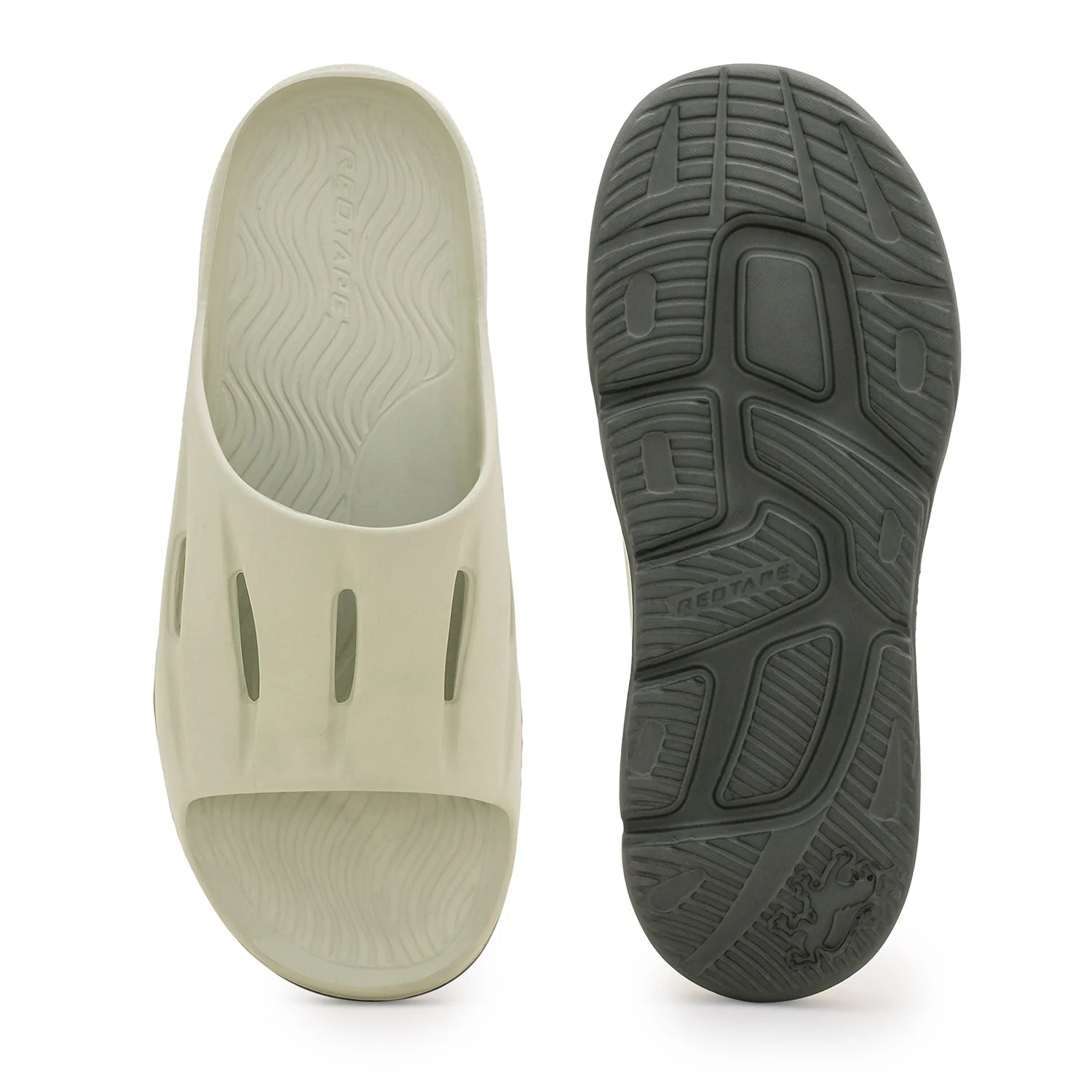 Sliders for Men in Green | Casual Pool Sliders - Image 5
