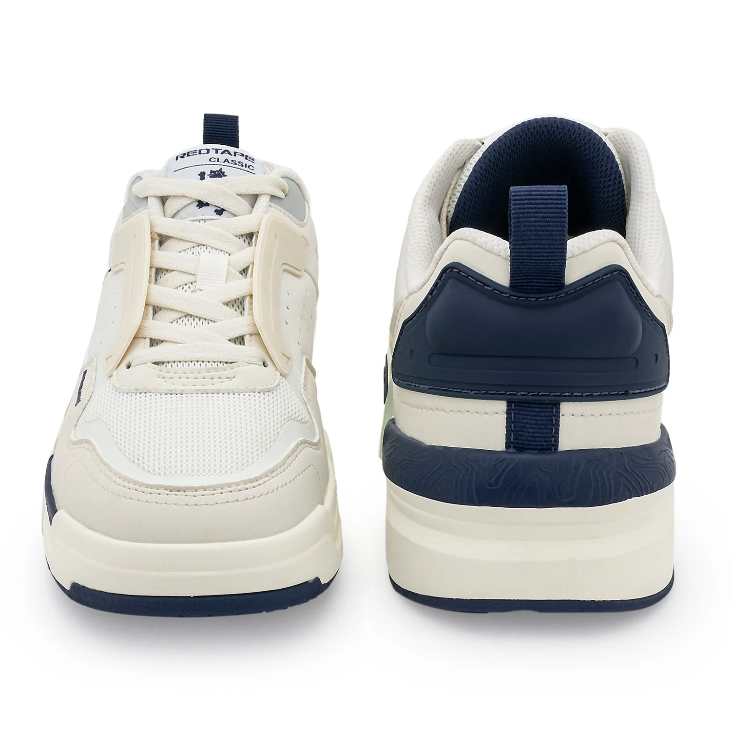 Sneakers for Men in Beige and Blue | Lifestyle Shoes - Image 4