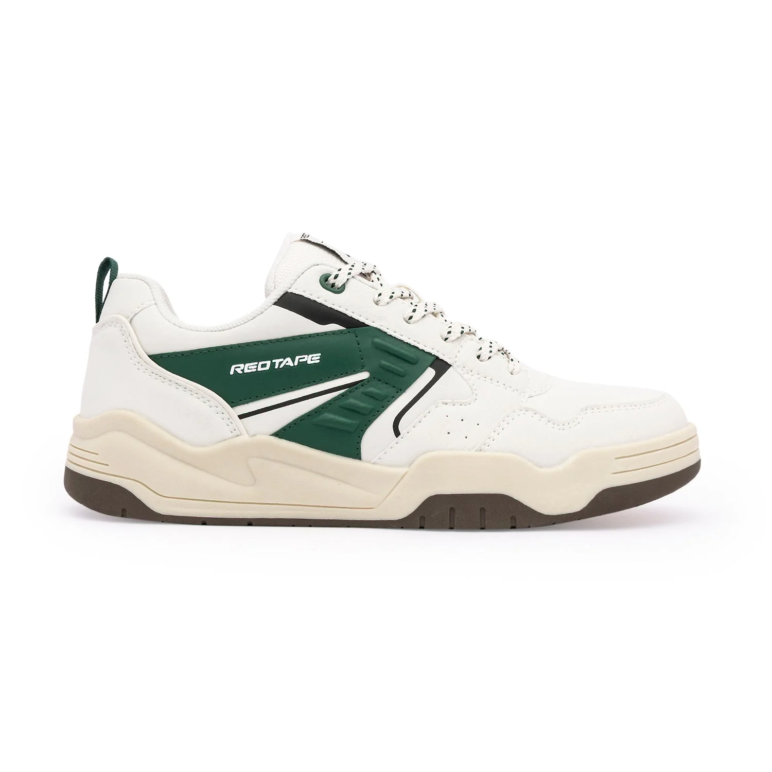 Sneakers for Men in Beige and Green | Casual Low-Cut Lifestyle Shoes. - Image 2