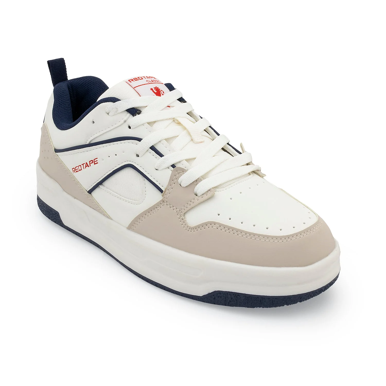 Sneakers for Men in Beige and Navy | Lifestyle Shoes - Image 7