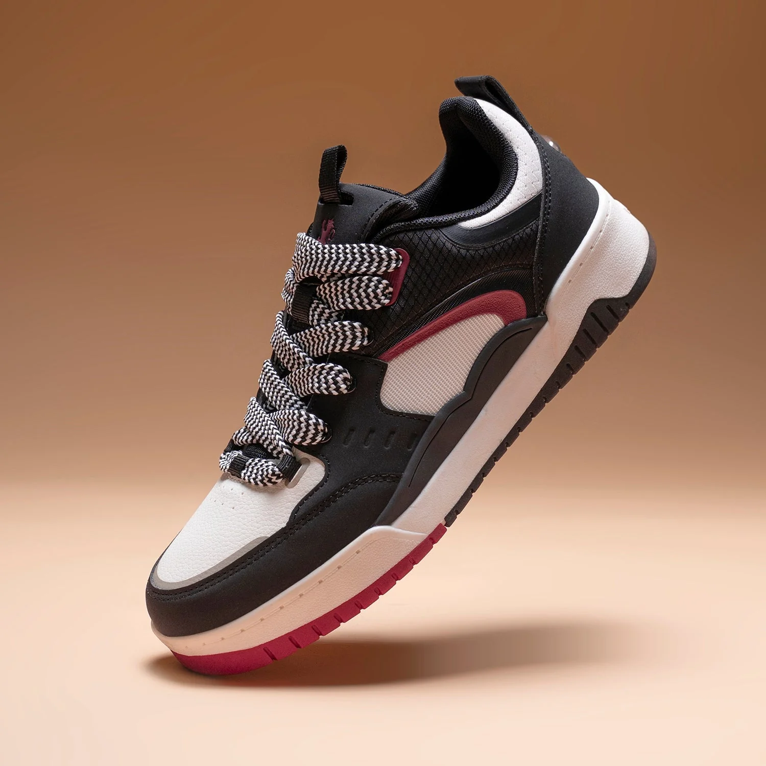 Sneakers for Men in Black and Red | Casual Shoes - Image 6