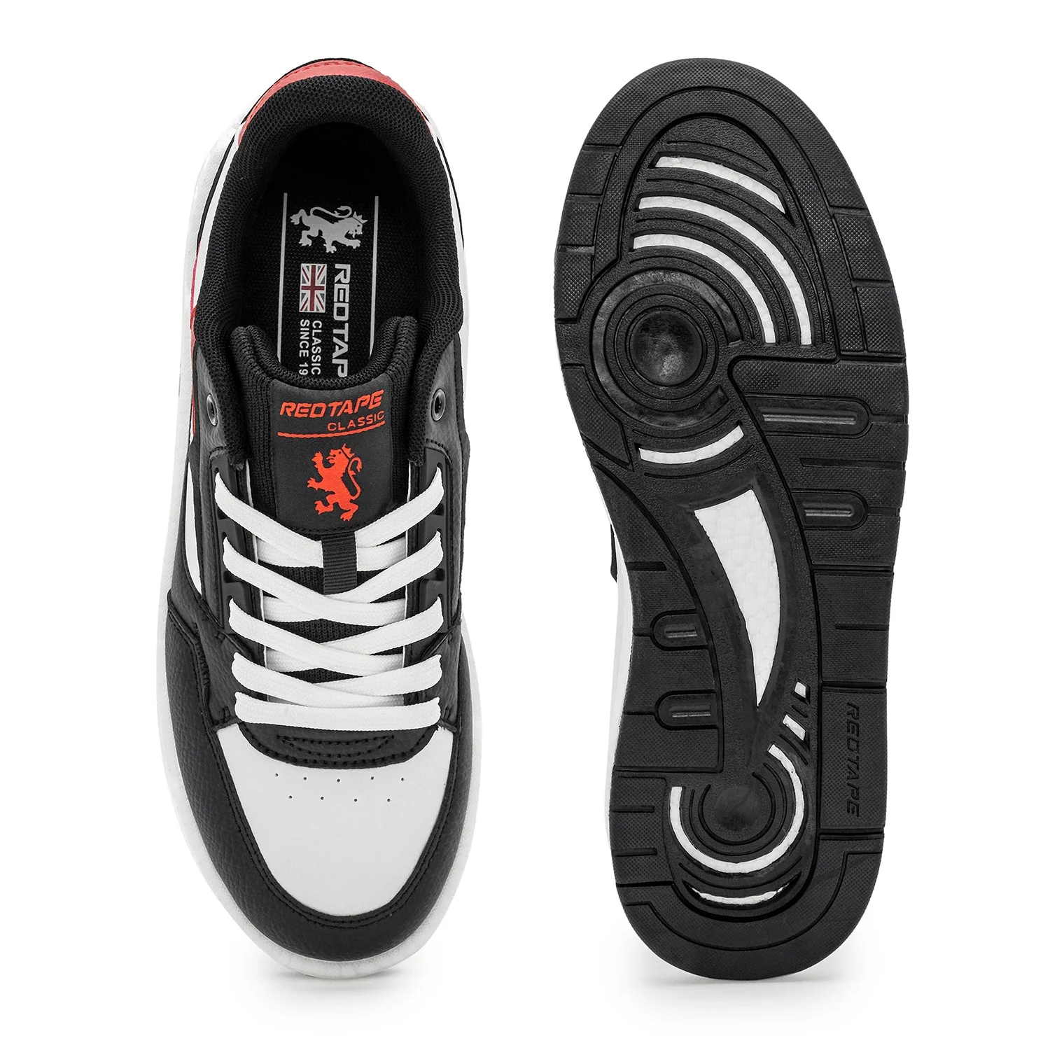 Sneakers for Men in Black and Red | Casual Shoes - Image 5
