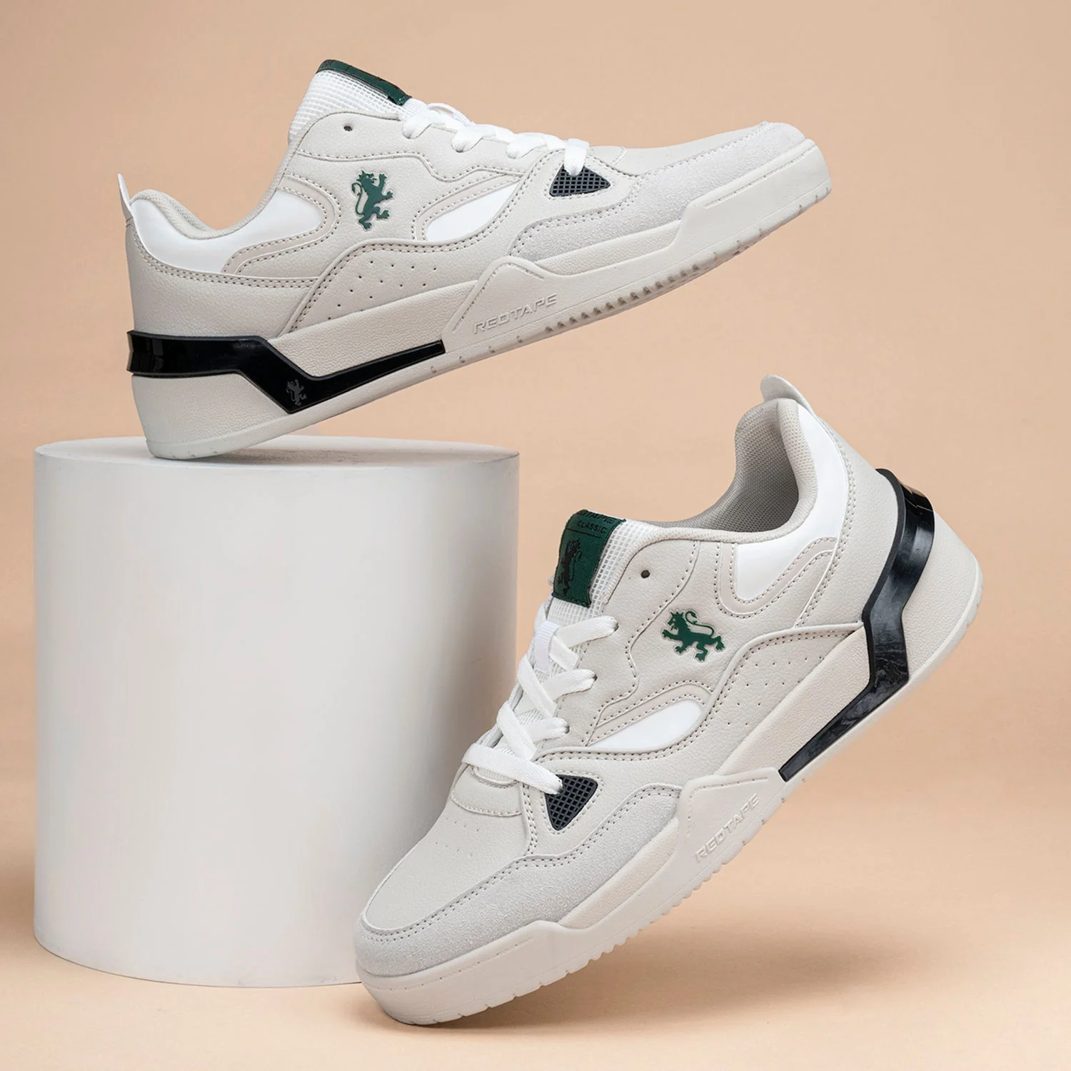 Sneakers for Men in Grey and Black | Casual Low-Cut Lifestyle Shoes. - Image 6