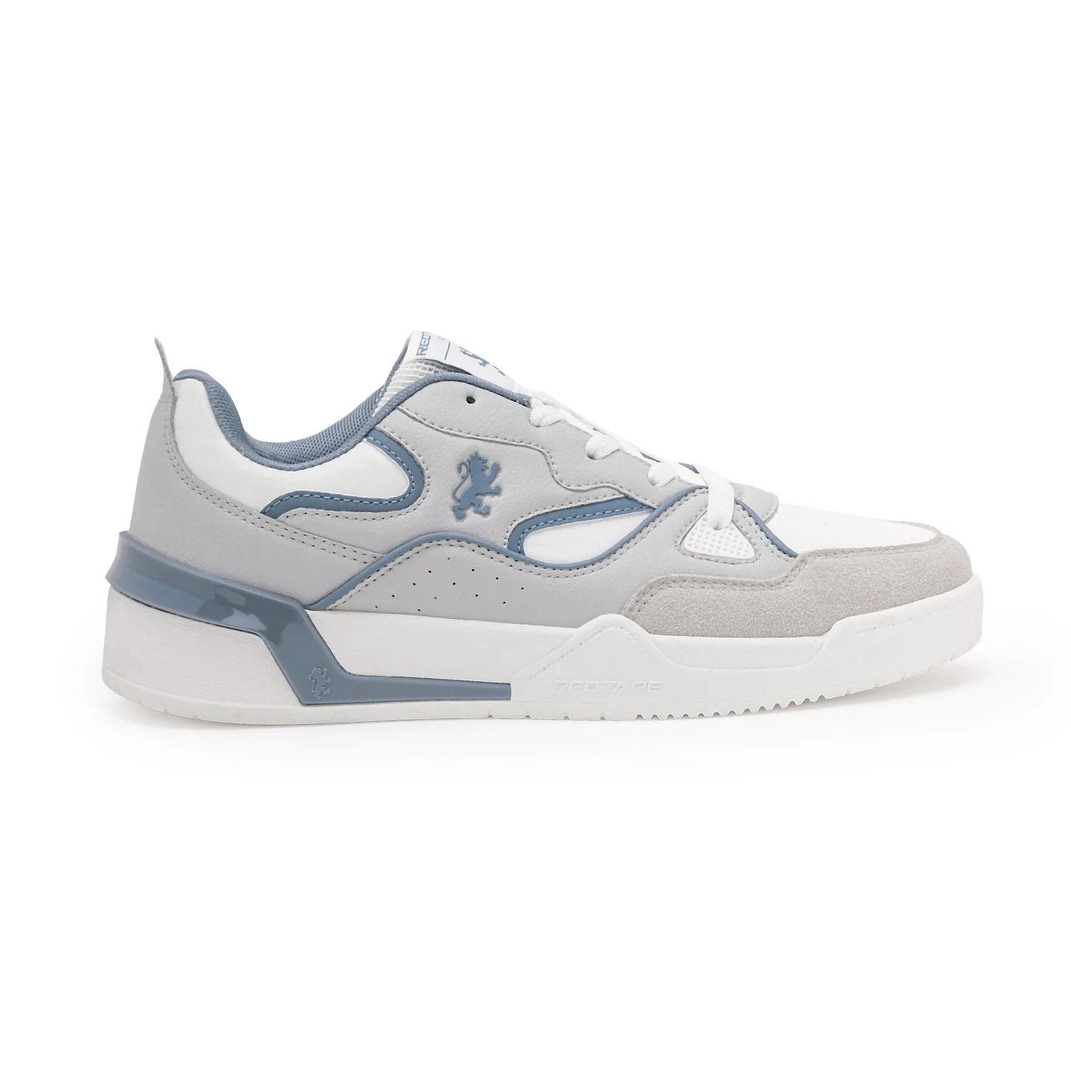 Sneakers for Men in Grey and Blue | Casual Low-Cut Lifestyle Shoes. - Image 2