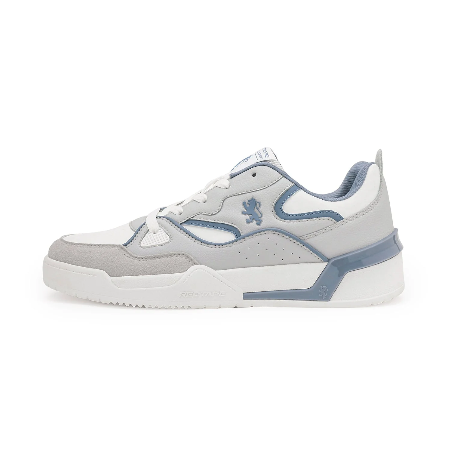 Sneakers for Men in Grey and Blue | Casual Low-Cut Lifestyle Shoes. - Image 3