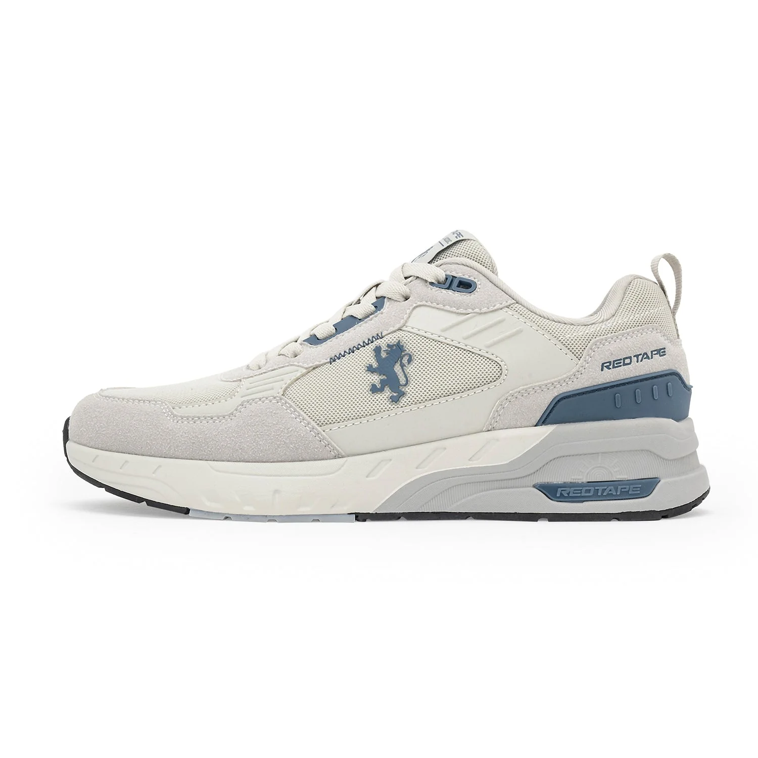 Sneakers for Men in Grey and Blue | Casual Low-Cut Lifestyle Shoes. - Image 3
