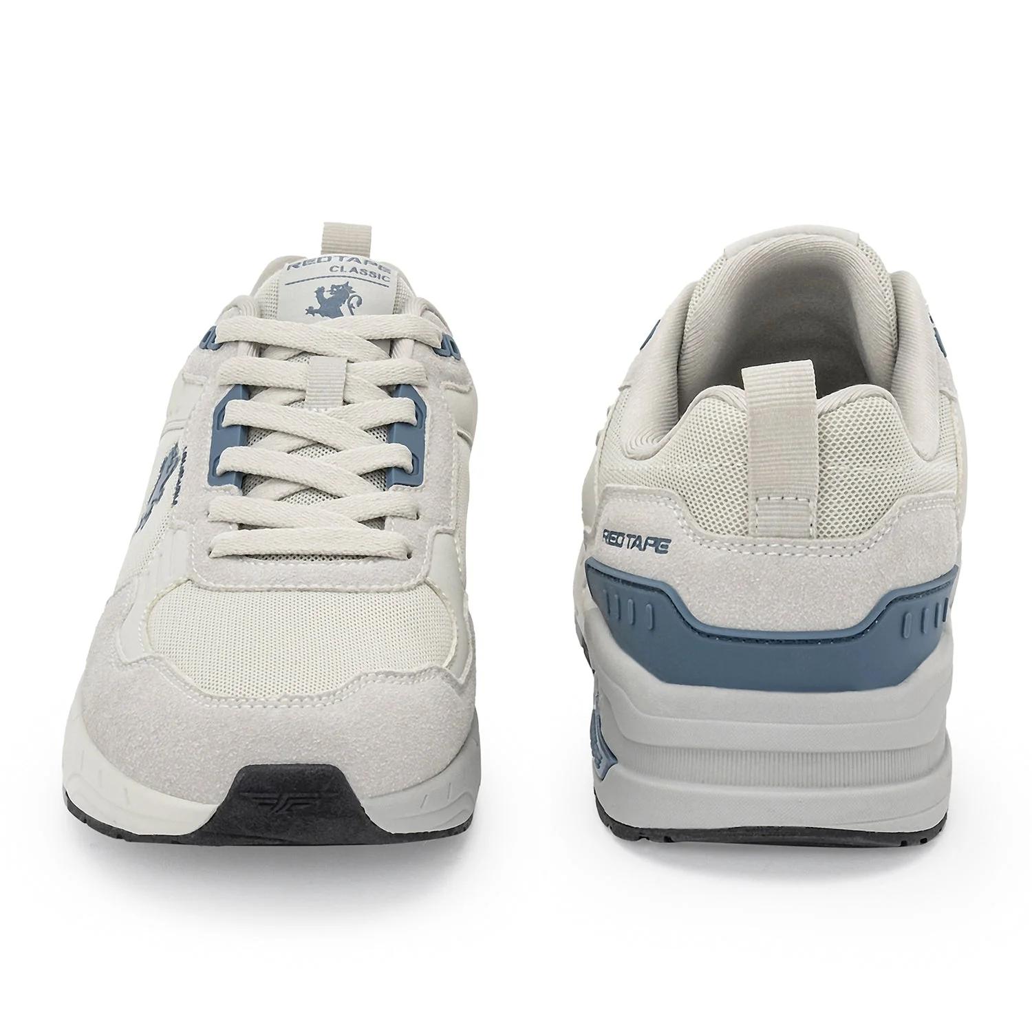 Sneakers for Men in Grey and Blue | Casual Low-Cut Lifestyle Shoes. - Image 4