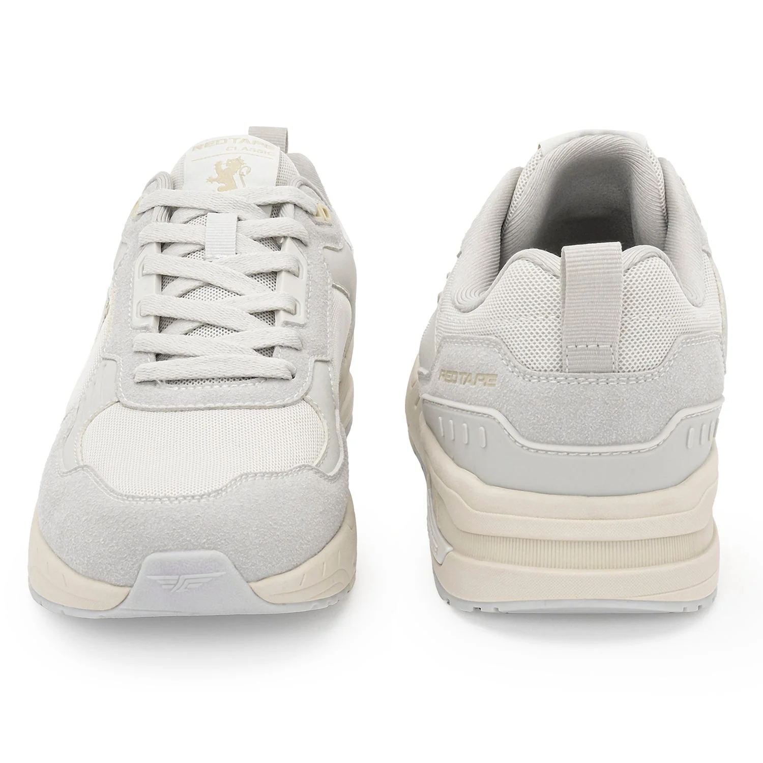 Sneakers for Men in Grey and Off White | Casual Shoes - Image 4