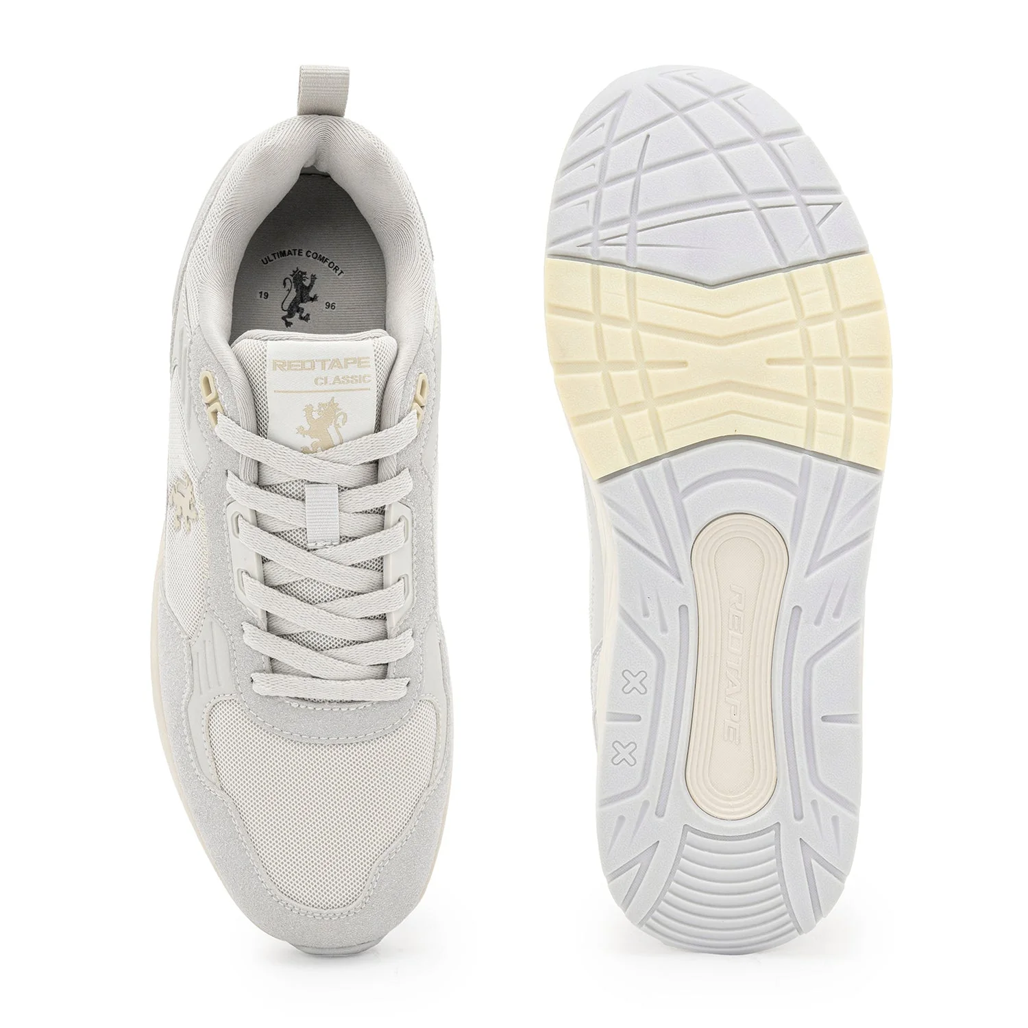Sneakers for Men in Grey and Off White | Casual Shoes - Image 5