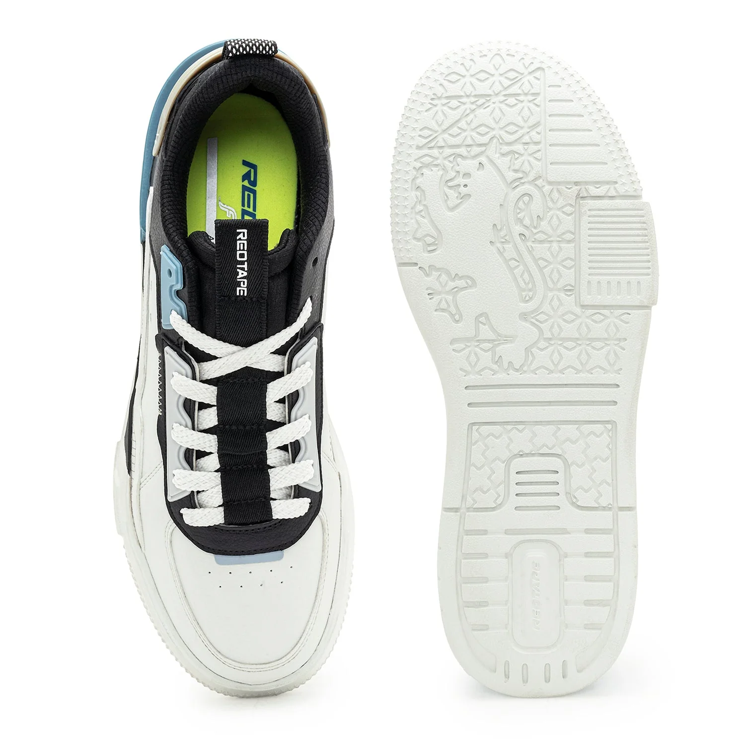 Sneakers for Men in White and Blue | Casual Shoes - Image 5