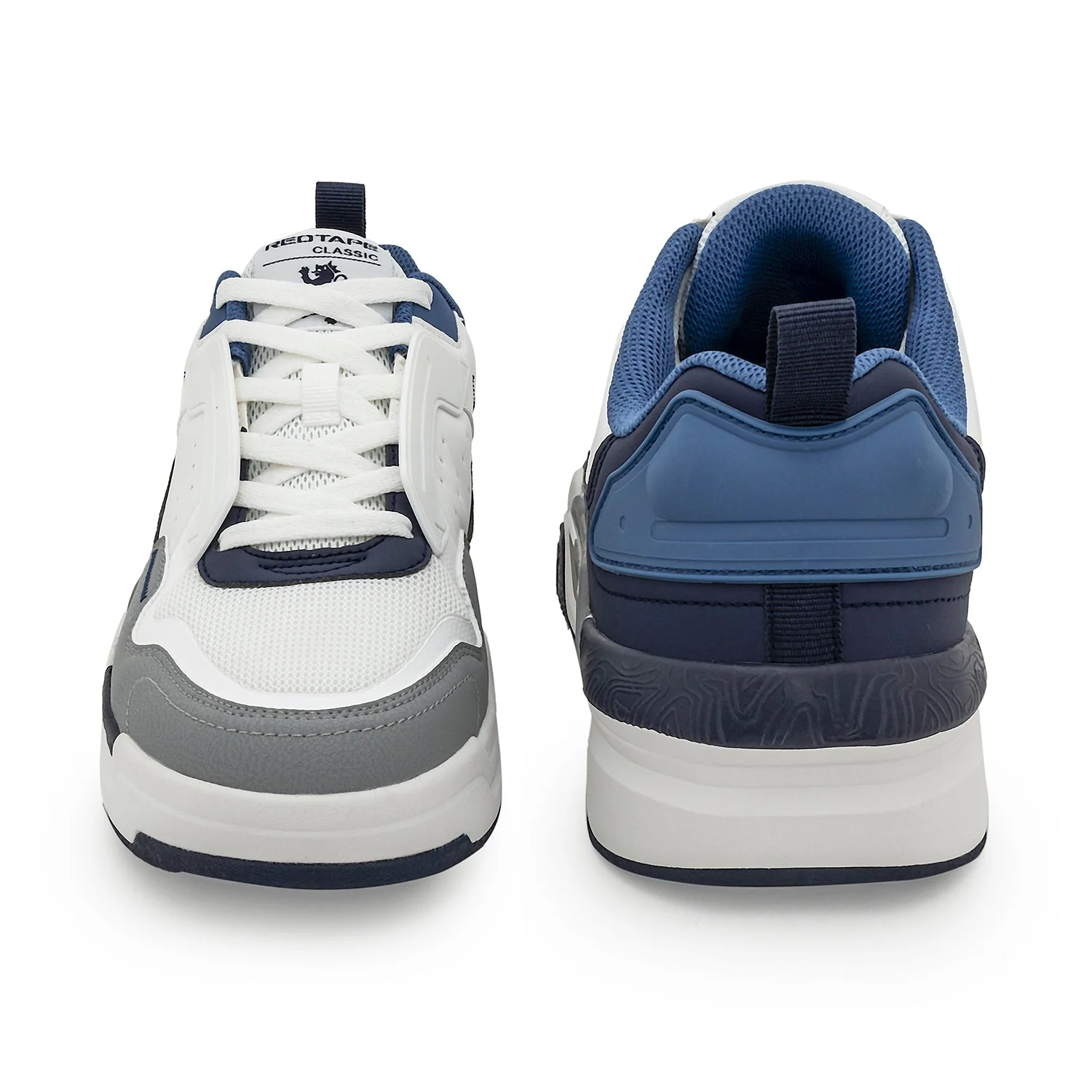 Sneakers for Men in White and Blue | Casual Shoes - Image 4