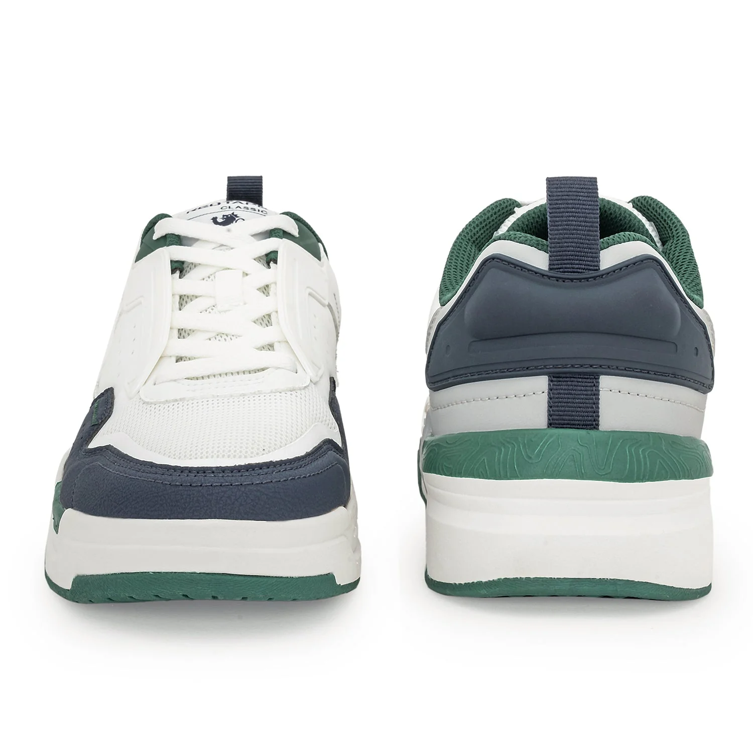 Sneakers for Men in White and Green | Lifestyle Shoes - Image 4