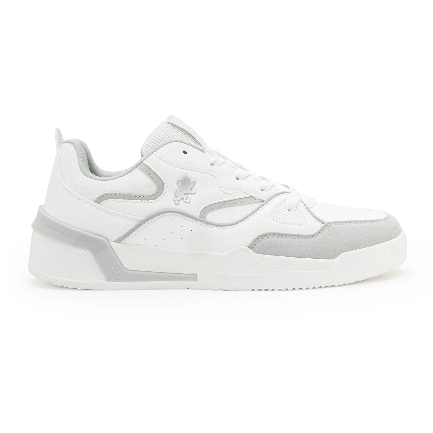 Sneakers for Men in White and Grey | Casual Low-Cut Lifestyle Shoes. - Image 2