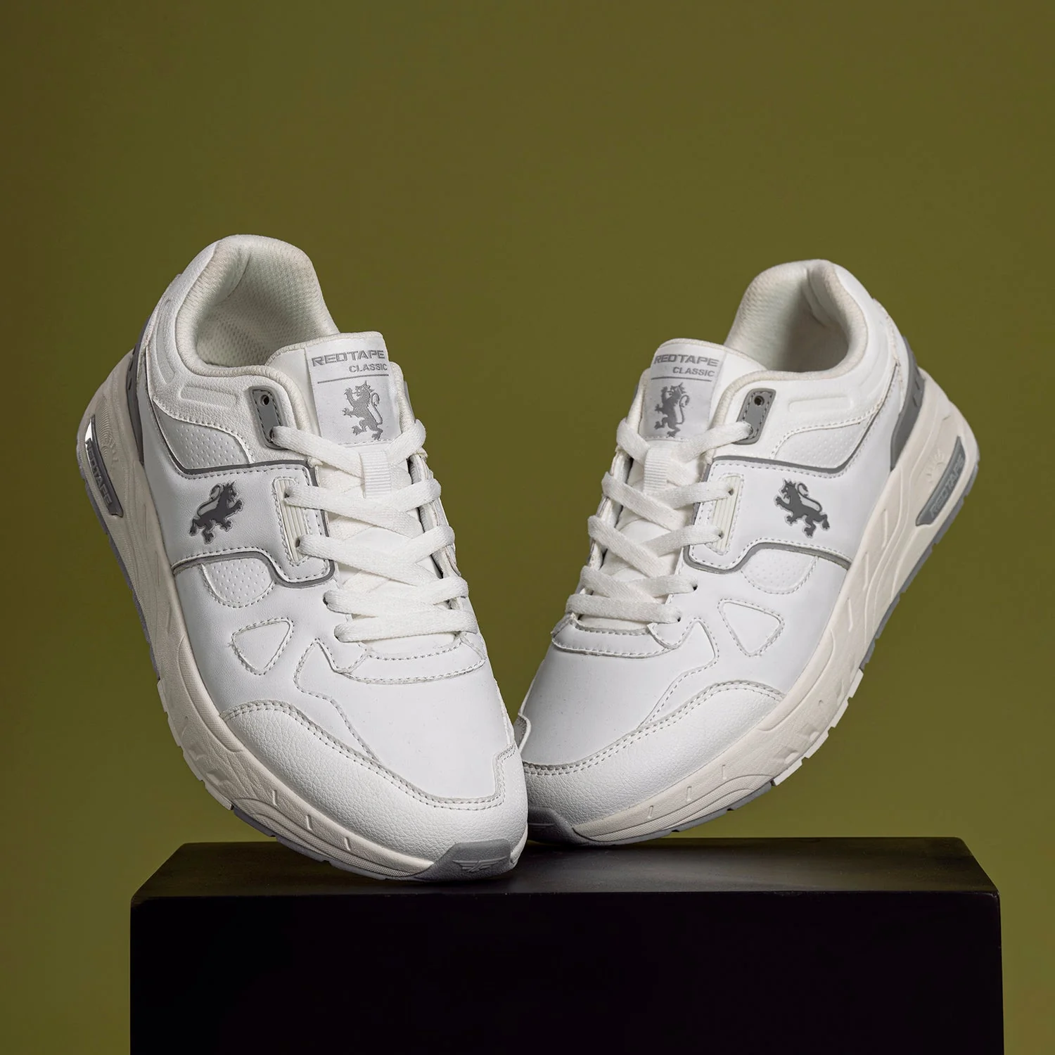Sneakers for Men in White and Grey | Casual Shoes - Image 6
