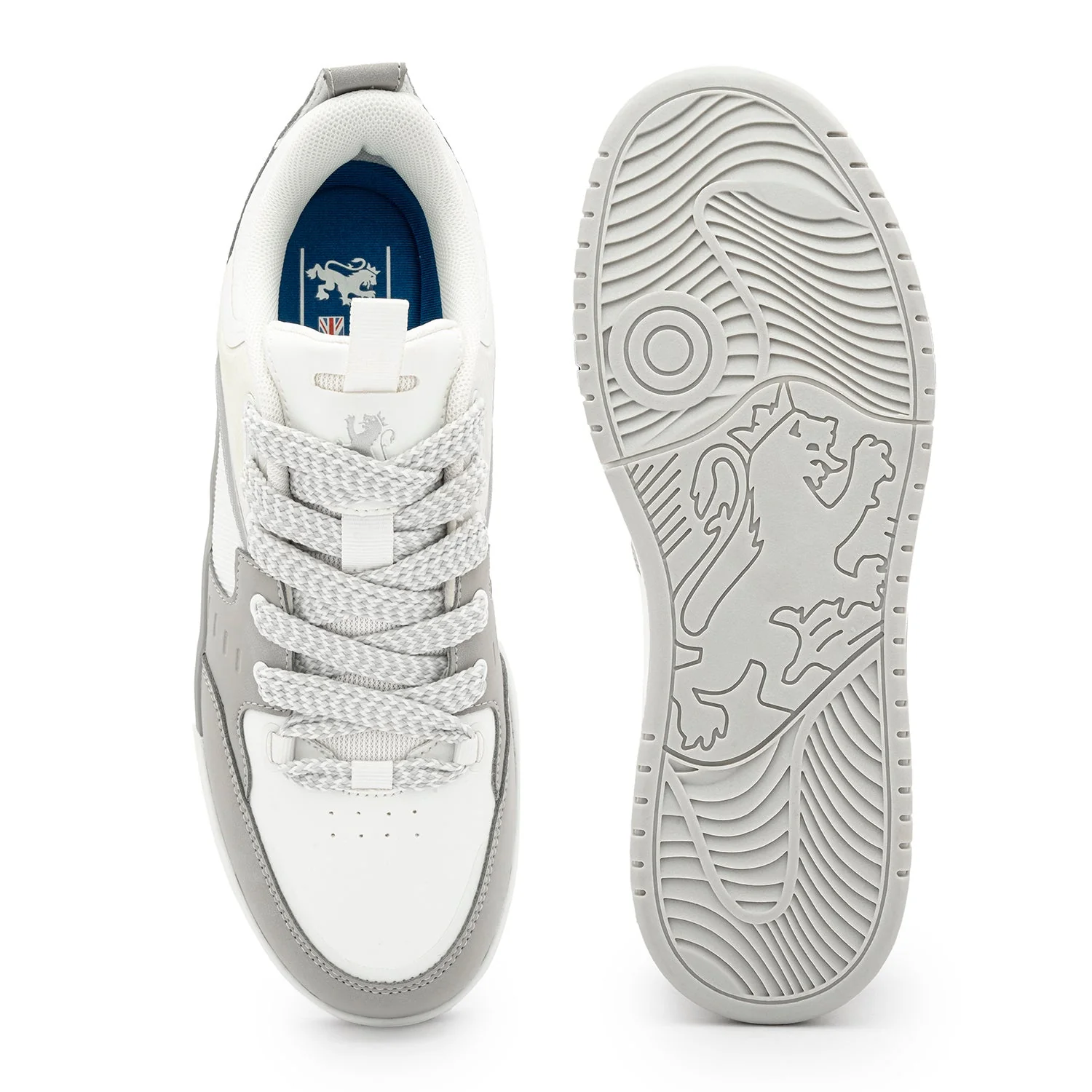 Sneakers for Men in White and Grey | Casual Shoes - Image 5