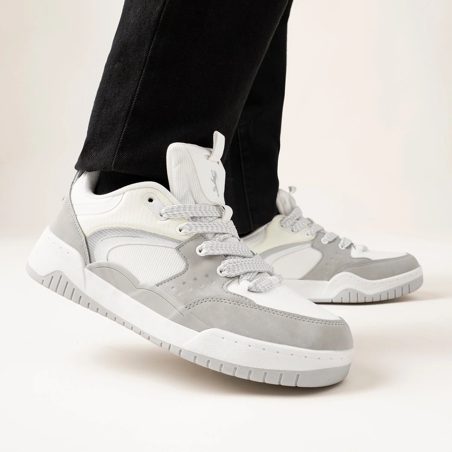 Sneakers for Men in White and Grey | Casual Shoes - Image 6